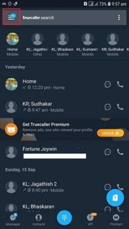 TrueCaller last seen