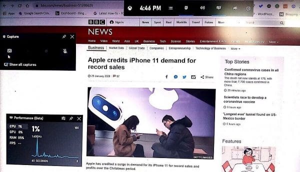 How to take a screenshot