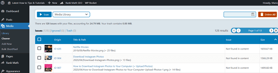 /unused-images-wordpress