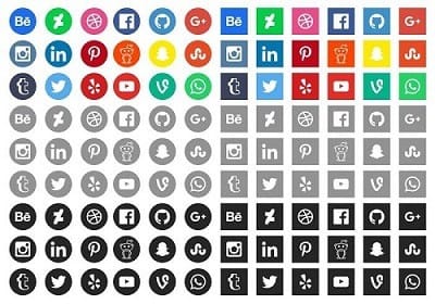 25 Best Free Social Media Icon Packs to Upgrade Your Design 13