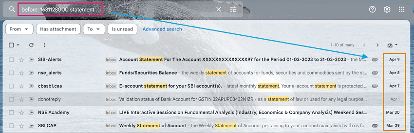 How to Search Gmail Emails by Date and Time 4