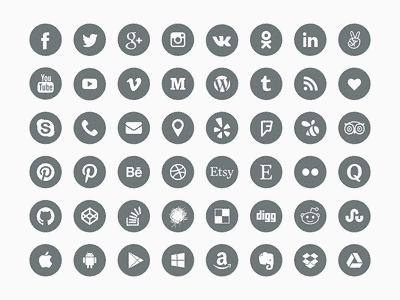 25 Best Free Social Media Icon Packs to Upgrade Your Design 9