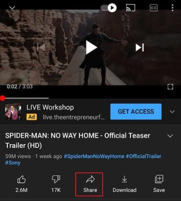 share-youtube-video-android