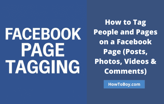 Facebook page tagging How to Tag People and Pages on a Facebook Page