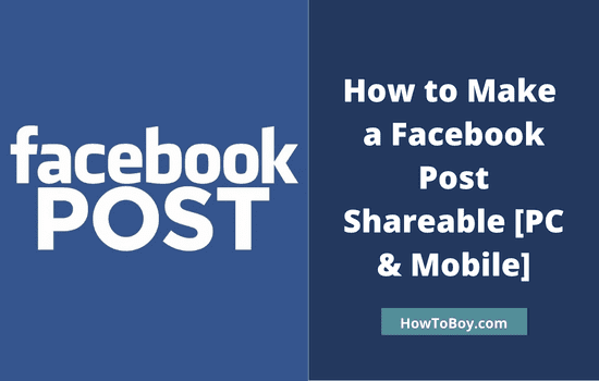 How to Make a Facebook Post Shareable