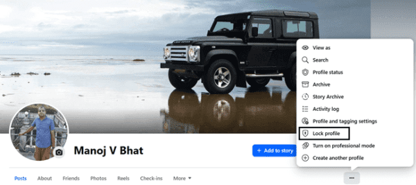 lock facebook profile lock facebook profile